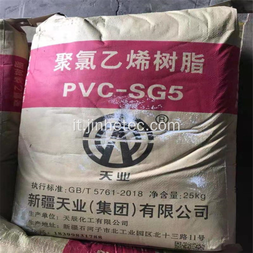 Resina PVC SG5 di marca Xinjiang Tianye
